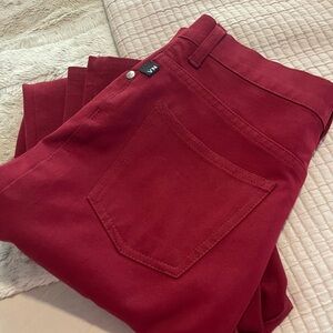 Votre Nom Jeans red European size 40